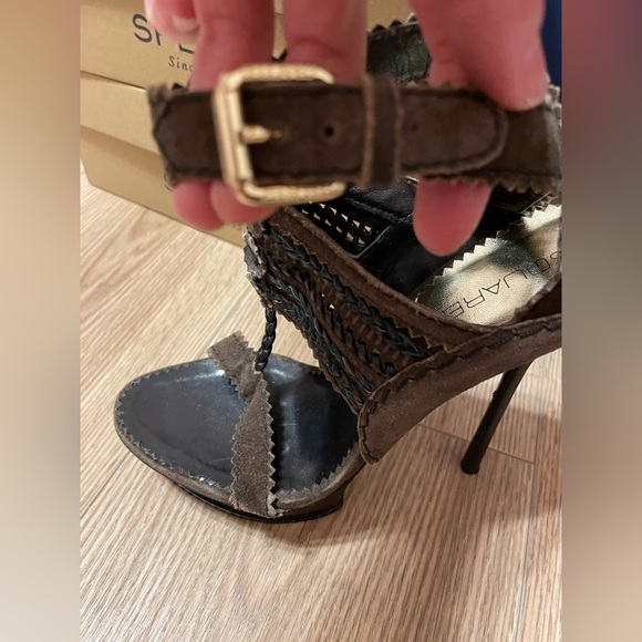 DSquared stilettos brown leather - Picture 2 of 7